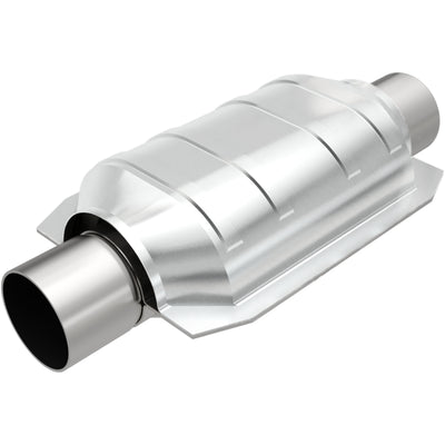 MagnaFlow Conv Univ 3 FED stainless catalytic converter for performance car tuning and exhaust systems by DTX Performance shop.