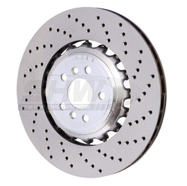 SHW 18-21 BMW M5 4.4L Right Rear Cross-Drilled Lightweight Brake Rotor (34217991104) high performance car brakes