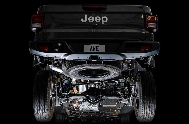 AWE Tuning 07-18 Jeep Wrangler JK/JKU 3.6L Trail Edition Cat-Back Exhaust - DTX Performance