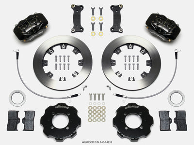 Wilwood Forged Dynalite Front Hat Kit 12.19in 2016+ Mazda MX5 Miata w/ Lines, high performance brakes, aftermarket performance parts