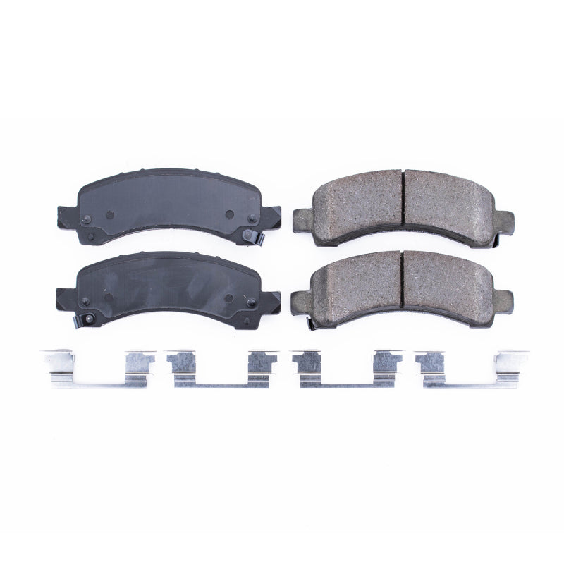 Power Stop 02-06 Cadillac Escalade Rear Z17 Evolution Ceramic Brake Pads w/Hardware - DTX Performance