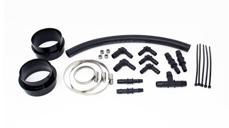 Torque Solution Turbo Inlet Hose Black 02-07 WRX / 04-20 STI / 05-09 Legacy GT (3in Inlet) performance car tuning parts DTX