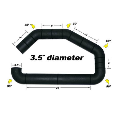 Airaid U-Build-It - 3.5in Intake Tube performance car parts