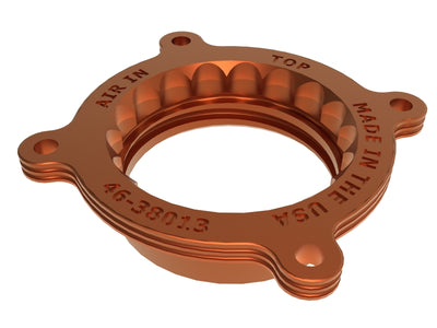 aFe Silver Bullet Throttle Body Spacers TBS 22-23 Toyota GR86 H4-2.4L - Orange, performance car parts, veteran owned shop