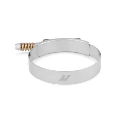 Mishimoto 3.75 Inch Stainless Steel Constant Tension T-Bolt Clamp for performance car parts and upgrades at DTX Performance.