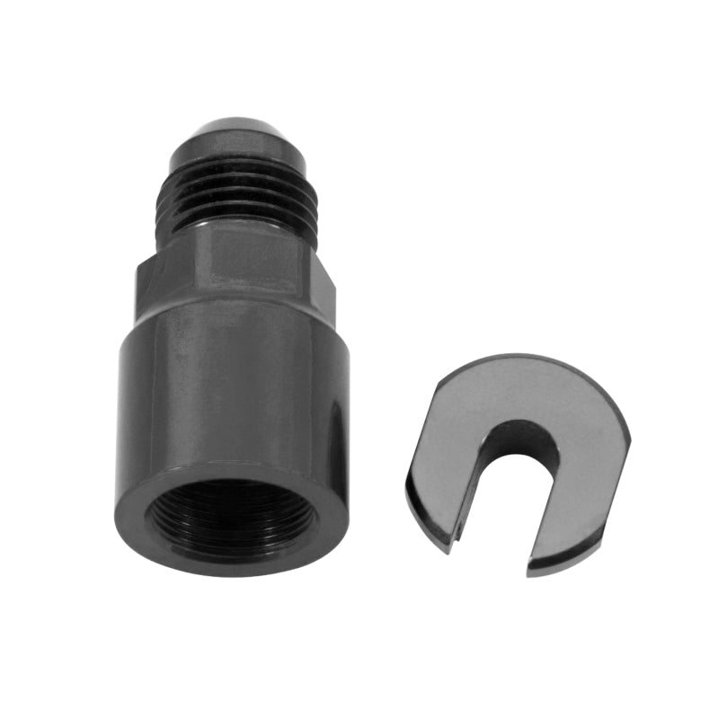 Russell Performance -6 AN male to 1/4in SAE Quick-Disconnect Female (Black Single) performance car parts DTX Performance