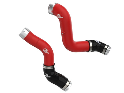 aFe 23-25 GM Colorado/Canyon L4-2.7L (t) BladeRunner Aluminum Hot & Cold Charge Pipe Kit - Red, performance car parts