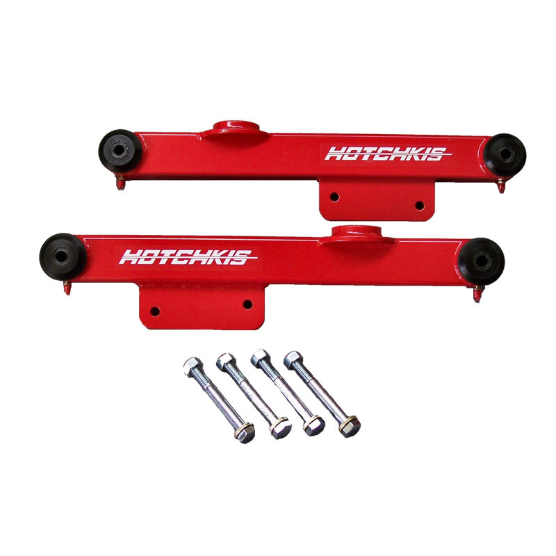 Hotchkis 79-93 Ford Mustang/94-98 Mustang GT/Cobra Lower Trailing Arms - Red - DTX Performance