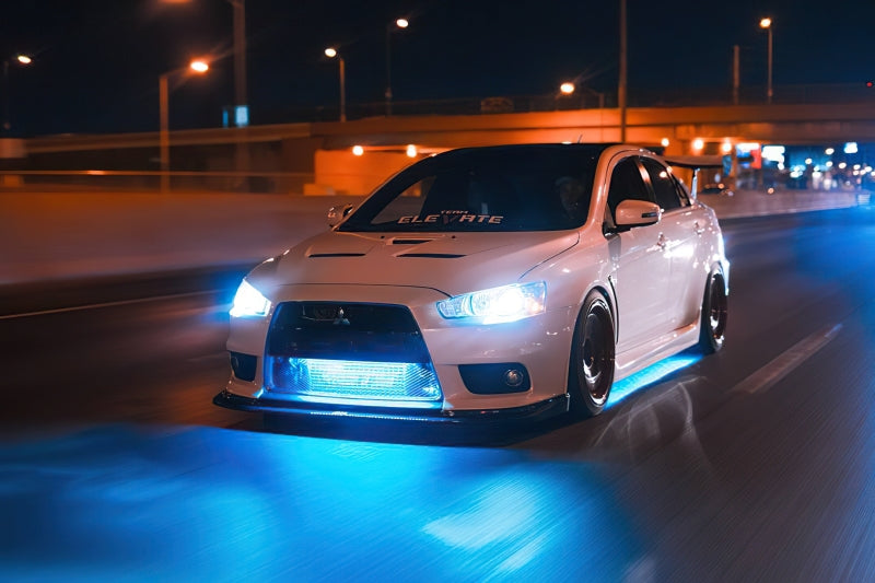 Oracle Universal Dynamic LED Underbody Kit - ColorSHIFT - Dynamic on performance car driving at night