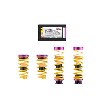 KW H.A.S. Porsche 911 (Type 992) Carrera S 2WD/4WD suspension kit for performance upgrades at DTX Performance veteran owned shop