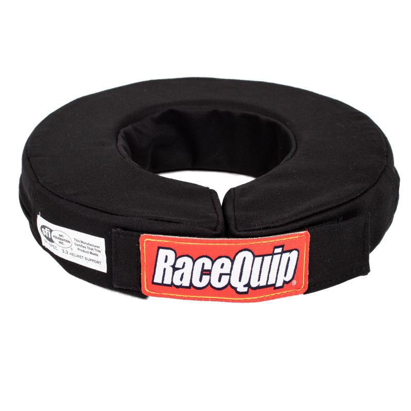 RaceQuip Black SFI 360 Helmet Support Large 17in at DTX Performance for high performance auto parts
