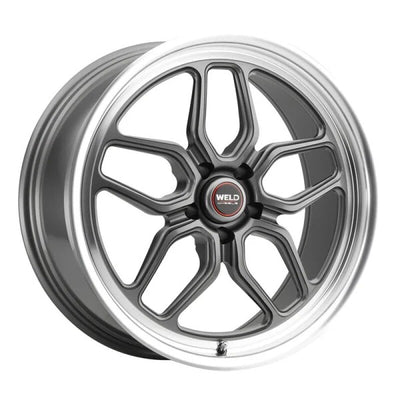 Weld S108 22X10.5 Laguna 5X127 ET13 BS6.25 Gloss Gun Diamond Lip 78.1