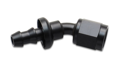 Vibrant Push-On 30 Degree Hose End Elbow FittingSize -8AN for high performance auto parts, DTX Performance