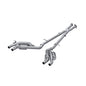 MBRP 2022 Kia Stinger 3.3L T304 SS Cat-Back Exhaust- Dual Split Rear Quad Outlet Uses Factory Bezels - high performance car parts