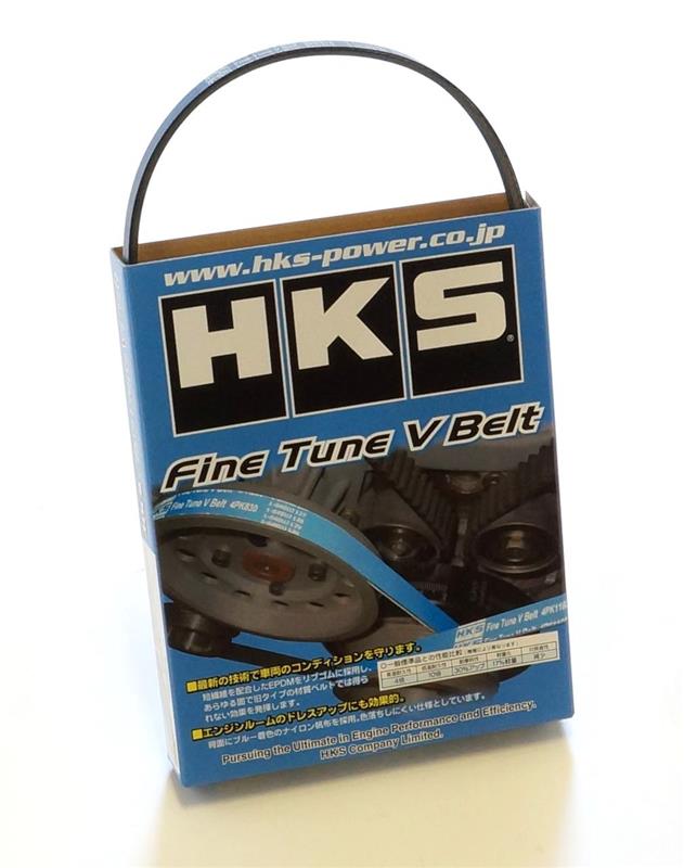 HKS FINE TUNE V-BELT/4PK970 for performance car tuning, available at DTX Performance, veteran owned shop offering high performance auto parts.