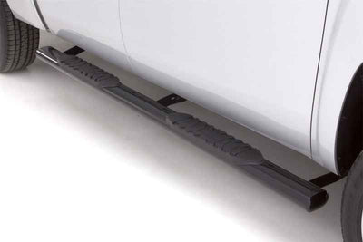 Lund 10-17 Dodge Ram 2500 Crew Cab 5in. Oval Straight Steel Nerf Bars - Black by DTX Performance shop