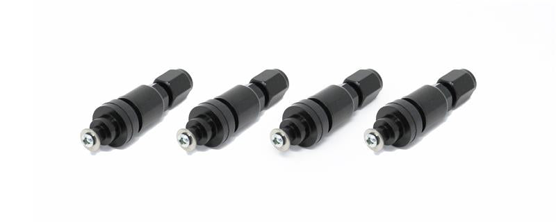 Torque Solution Billet TPMS Valve Stem Kit (Black) 2008+ Subaru Legacy Impreza WRX / STi, high performance auto parts by DTX Performance