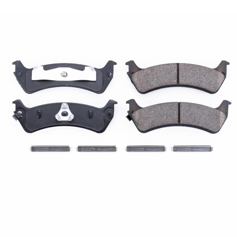 Power Stop 01-03 Ford Explorer Sport Rear Z17 Evolution Ceramic Brake Pads w/Hardware - DTX Performance