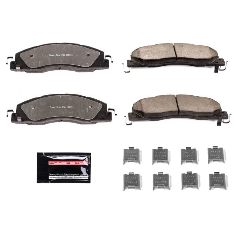 Power Stop 09-10 Dodge Ram 2500 Front Z36 Truck & Tow Brake Pads w/Hardware high performance brakes