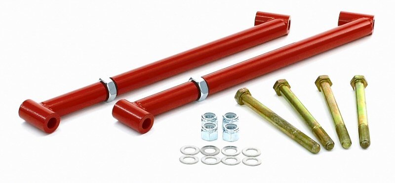 BMR 68-72 A-Body Control Arm Reinforcement Braces - Red - DTX Performance