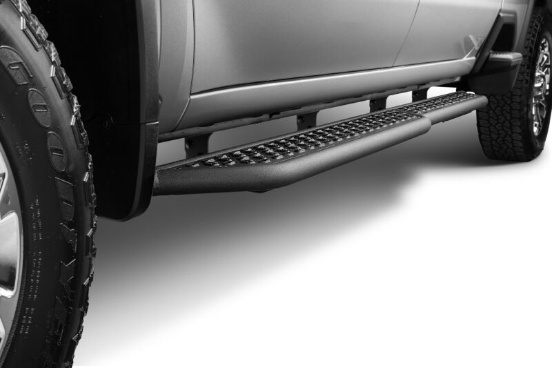 RealTruck 19-26 Chevy Silverado/GMC Sierra 1500 Crew Cab Growler Sport Running Boards - Tex. Black