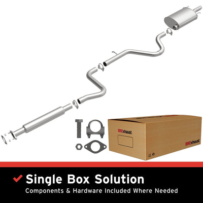 MagnaFlow BRE Exhaust Kit 06-11 Chevy Impala Monte Carlo 3.5L with components and packaging from DTX Performance