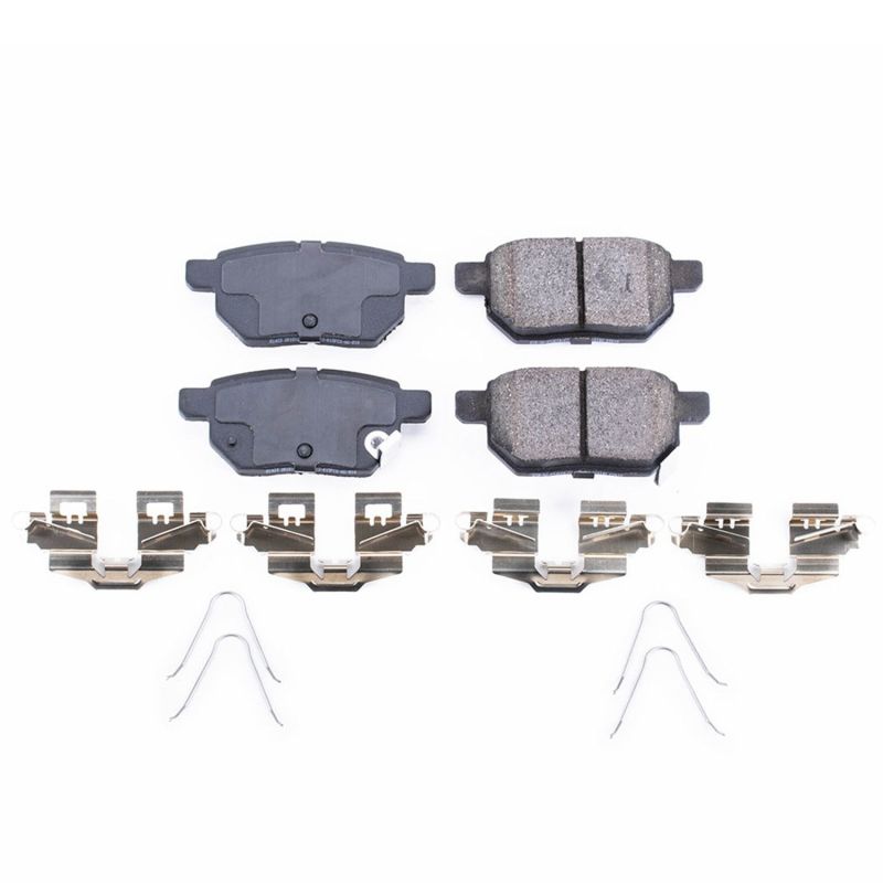 Power Stop 11-17 Lexus CT200h Rear Z17 Evolution Ceramic Brake Pads w/Hardware - DTX Performance