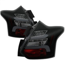 Load image into Gallery viewer, Spyder 12-14 Ford Focus 5DR LED Tail Lights - Black Smoke (ALT-YD-FF12-LED-BSM) performance car parts