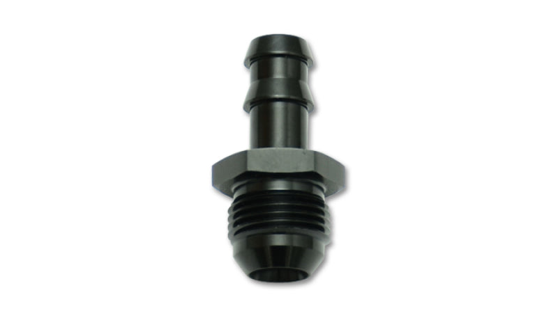 Vibrant Male -10AN to 5/8in Hose Barb Straight Aluminum Adapter Fitting for performance car tuning and engine performance parts.