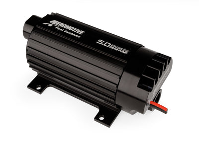 Aeromotive 5.0 Brushless Spur Gear External Fuel Pump - In-Line - 5gpm for performance car parts