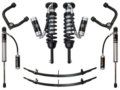 ICON 05-15 Toyota Tacoma 0-3.5in/2016+ Toyota Tacoma 0-2.75in Stg 4 Suspension System w/Tubular Uca, performance car parts
