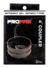 Load image into Gallery viewer, Spectre Coupler 4in. ID - Black, perfect for high performance car tuning and upgrades, by DTX Performance, veteran owned performance shop.