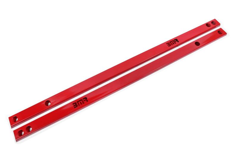 BMR 15-20 S550 Mustang Chassis Jacking Rails (Shorter Tube) - Red - DTX Performance