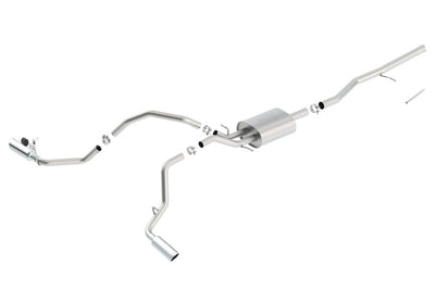 Borla 14 Chev/GMC Silverado/Sierra 1500 CC/SB C/B ATAK 3.5x2.25in exhaust system for high performance car tuning