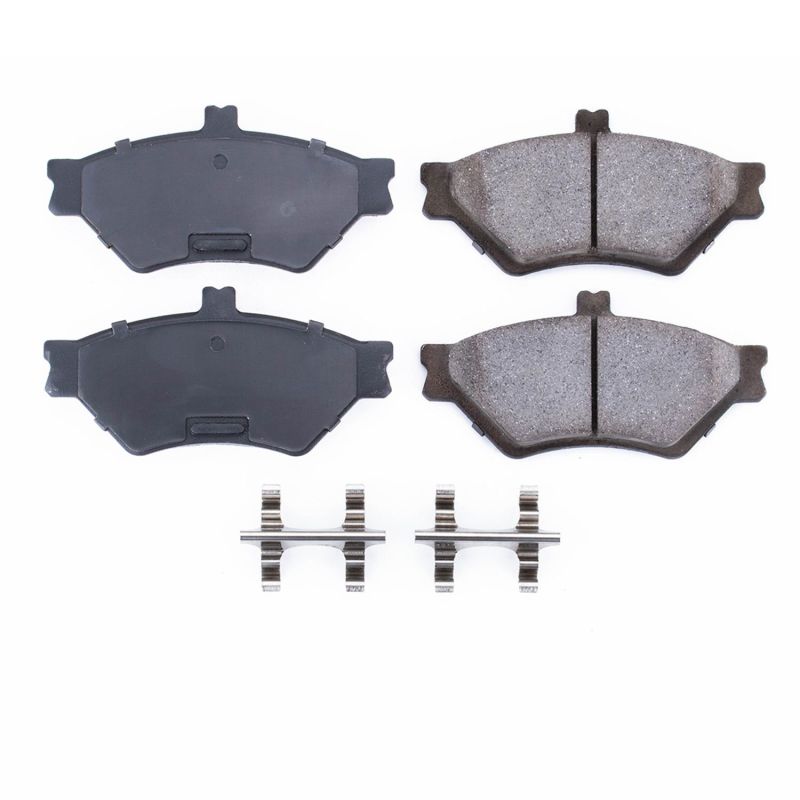 Power Stop 95-97 Ford Crown Victoria Front Z17 Evolution Ceramic Brake Pads w/Hardware - DTX Performance