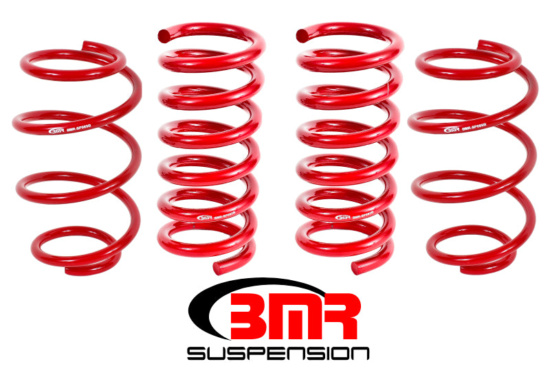 BMR 15-17 S550 Mustang Performance Version Lowering Springs (Set Of 4) - Red - DTX Performance