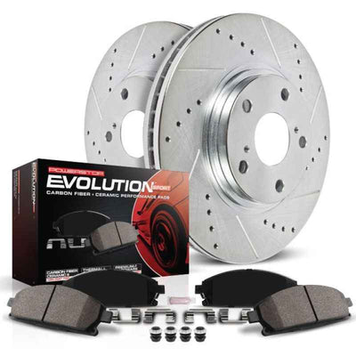 Power Stop 15-18 Volkswagen Golf Rear Z23 Evolution Sport Brake Kit - premium brake upgrade by DTX Performance