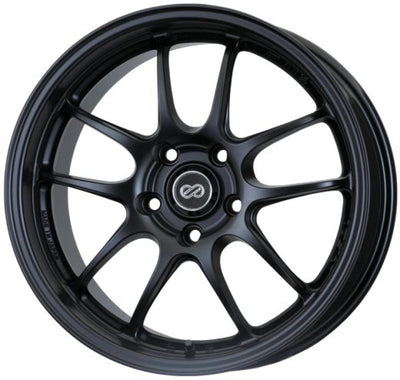 Enkei PF01SS 17x9 5x114.3 60mm Offset 75mm Bore Diameter Matte Black Wheel, performance car parts, DTX Performance