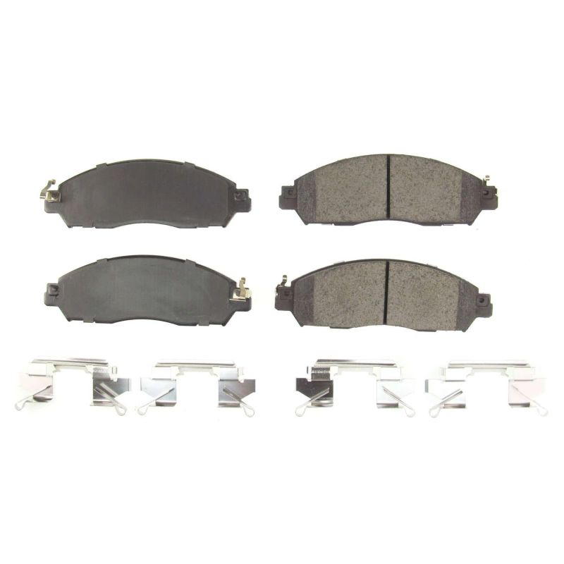 Power Stop 18-19 Nissan Leaf Front Z17 Evolution Ceramic Brake Pads w/Hardware - DTX Performance