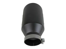 Load image into Gallery viewer, aFe Power Universal 5in Inlet 8in Outet MACH Force-XP Clamp-On Exhaust Tip - Black - DTX Performance