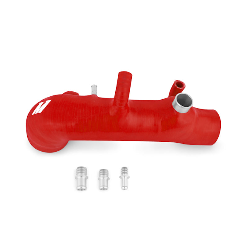 Mishimoto 01-07 Subaru WRX / WRX STI Red Silicone Induction Hose for performance upgrades from DTX Performance.