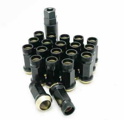 Wheel Mate Muteki SR45R Lug Nut Kit 12x1.25 - Black, performance car parts, DTX Performance, tuning upgrades, veteran owned performance shop