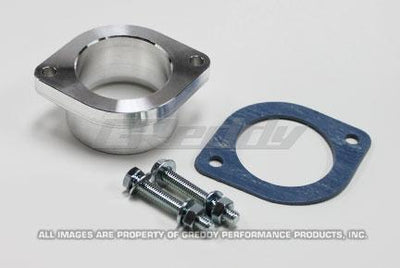 GReddy Aluminum Weld-On BOV Flange, performance car parts by DTX Performance for engine and tuning upgrades.
