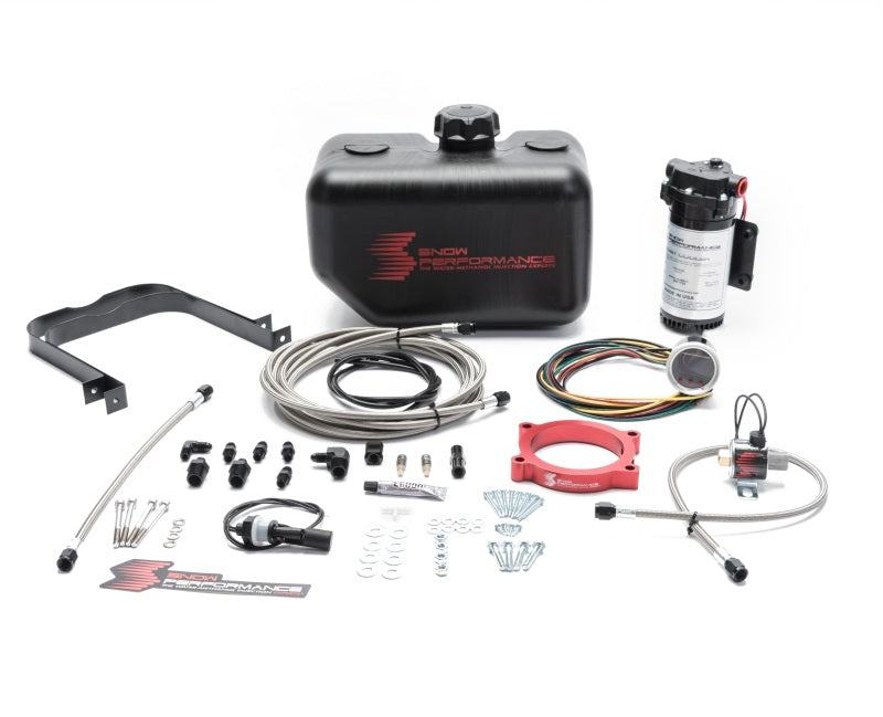 Snow Performance 10-15 Camaro Stg 2 Boost Cooler F/I Water Injection Kit (SS Braided Line & 4AN) - DTX Performance