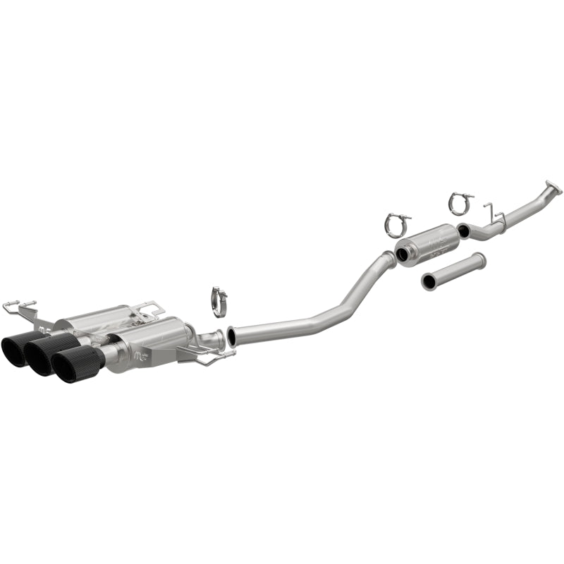 MagnaFlow 2023+ Honda Civic Type R SPEQ Series Cat-Back Perf Exhaust System w/ CF Tips - High performance exhaust image