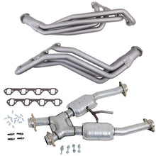 Load image into Gallery viewer, BBK 94-95 Ford Mustang 5.0L 1-5/8 Long Tube Headers w/High Flow Catted X-Pipe (Ti Ceramic) - DTX Performance