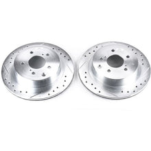 Load image into Gallery viewer, Power Stop 89-96 Nissan 300ZX Rear Evolution Drilled &amp; Slotted Rotors - Pair, performance car parts, brake upgrades