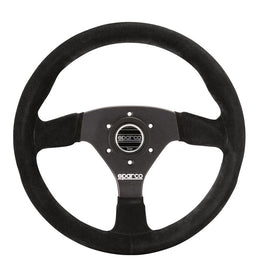 Sparco Steering Wheel 383 Suede Black for high performance car parts and tuning by DTX Performance, veteran owned auto shop.