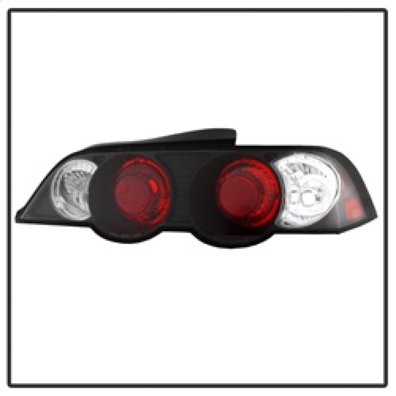 Spyder Acura RSX 02-04 Euro Style Tail Lights Black ALT-YD-ARSX02-BK, performance car parts from DTX Performance