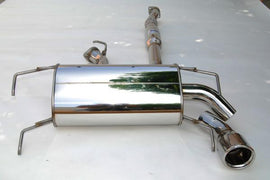 Invidia 08+ WRX Hatch Q300 Single Rolled SS Cat-back Exhaust for performance car tuning at DTX Performance